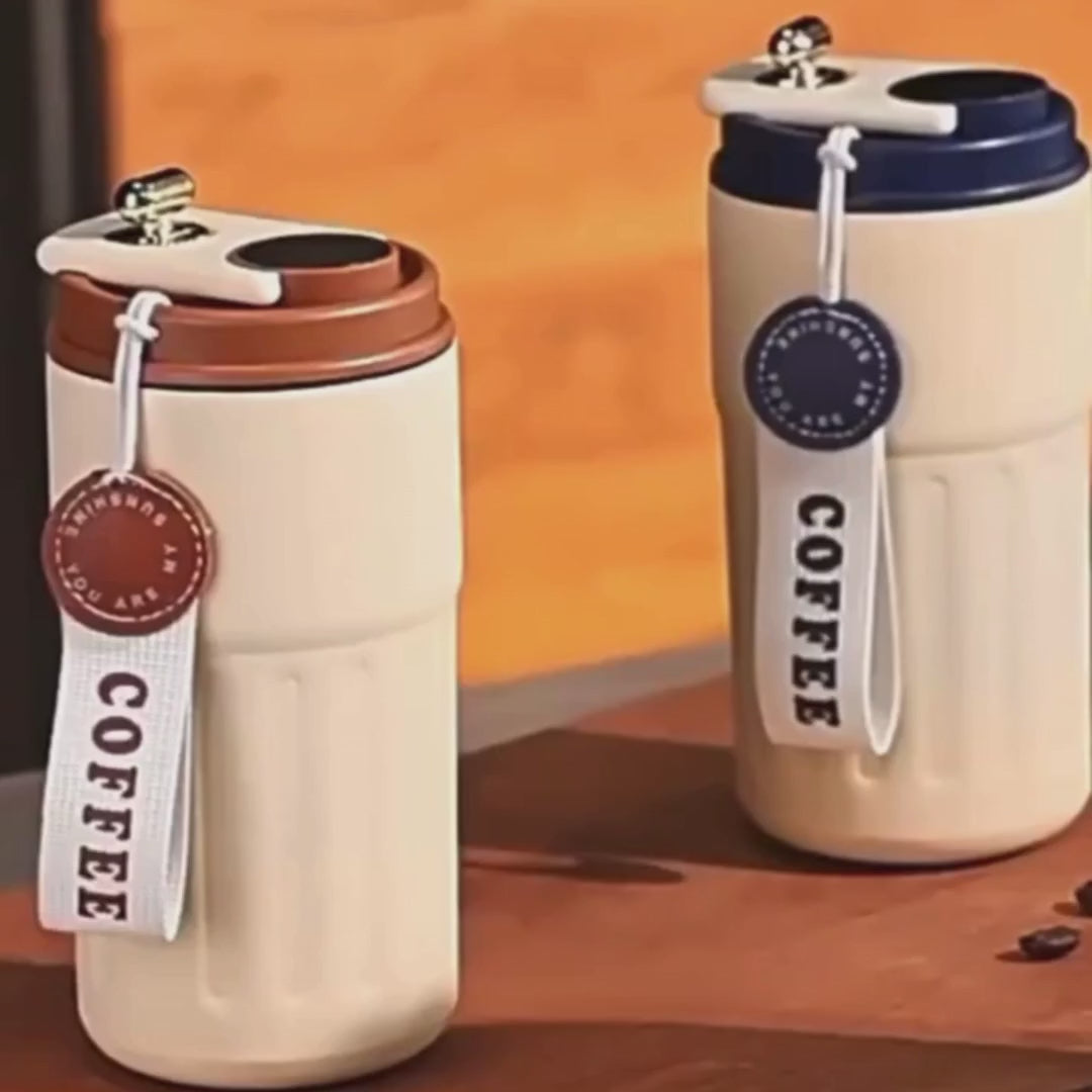 Stainless Steel Hot and Cold Vacuum Insulated Temperature Display Coffee Mug